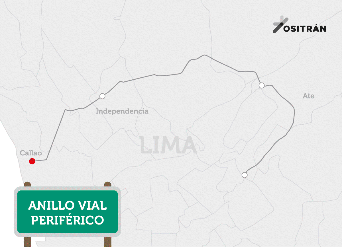 Mapa anillo vial